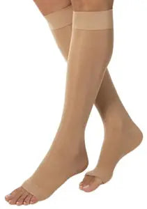 Sigvaris Sheer Fashion Women's Calf-High Compression Stockings, 15-20 mmHg, Size C