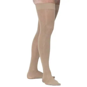SIGVARIS 233N Essential Cotton Thigh Compression Stockings, 30-40 mmHg