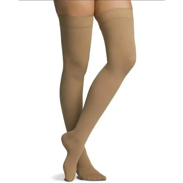 SIGVARIS 233N Essential Cotton Thigh Compression Stockings, 30-40 mmHg