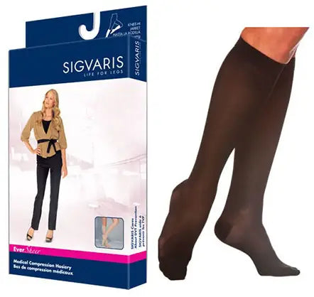 Sigvaris Style Sheer Calf Compression Stockings