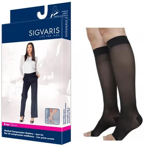 Sigvaris Style Sheer Calf Compression Stockings
