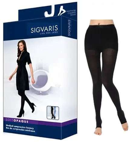 Sigvaris Style Soft Opaque Compression Pantyhose