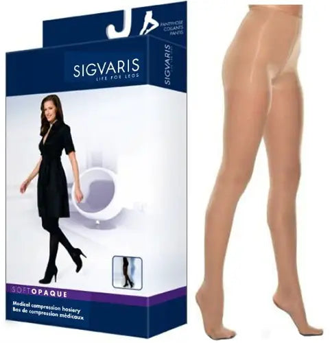 Sigvaris Style Soft Opaque Compression Pantyhose