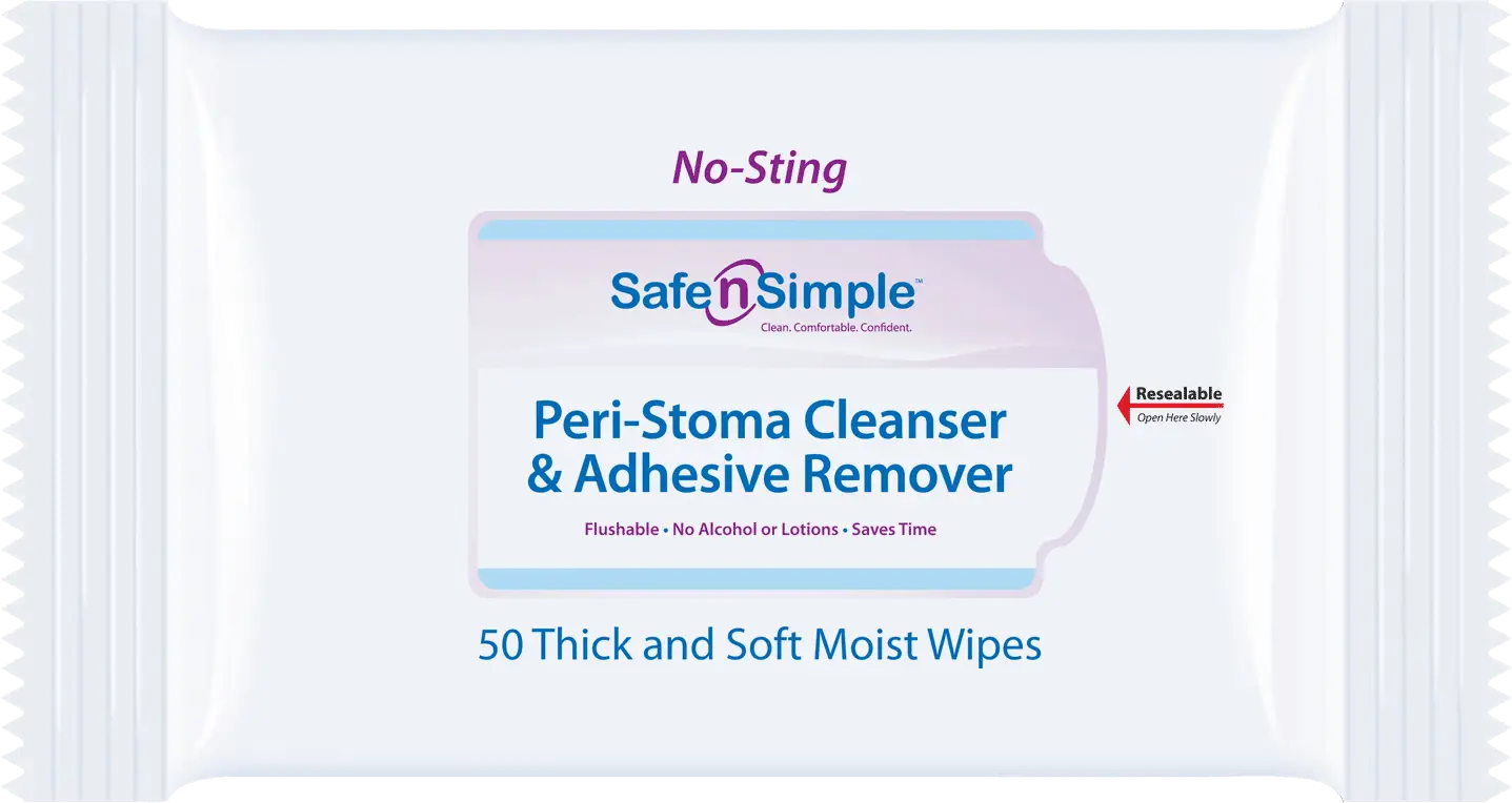 Safe N Simple Adhesive Remover Wipes