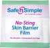 Safe N Simple Alcohol Free No Sting Skin Barrier Wipes 2.4" x 2.4"
