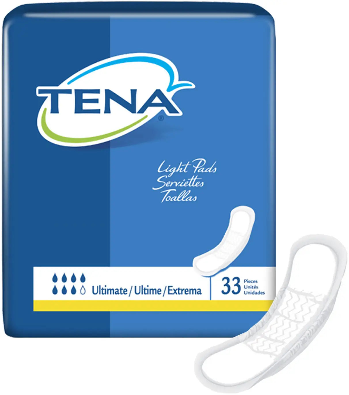 TENA Ultimate Pads, 16" Long