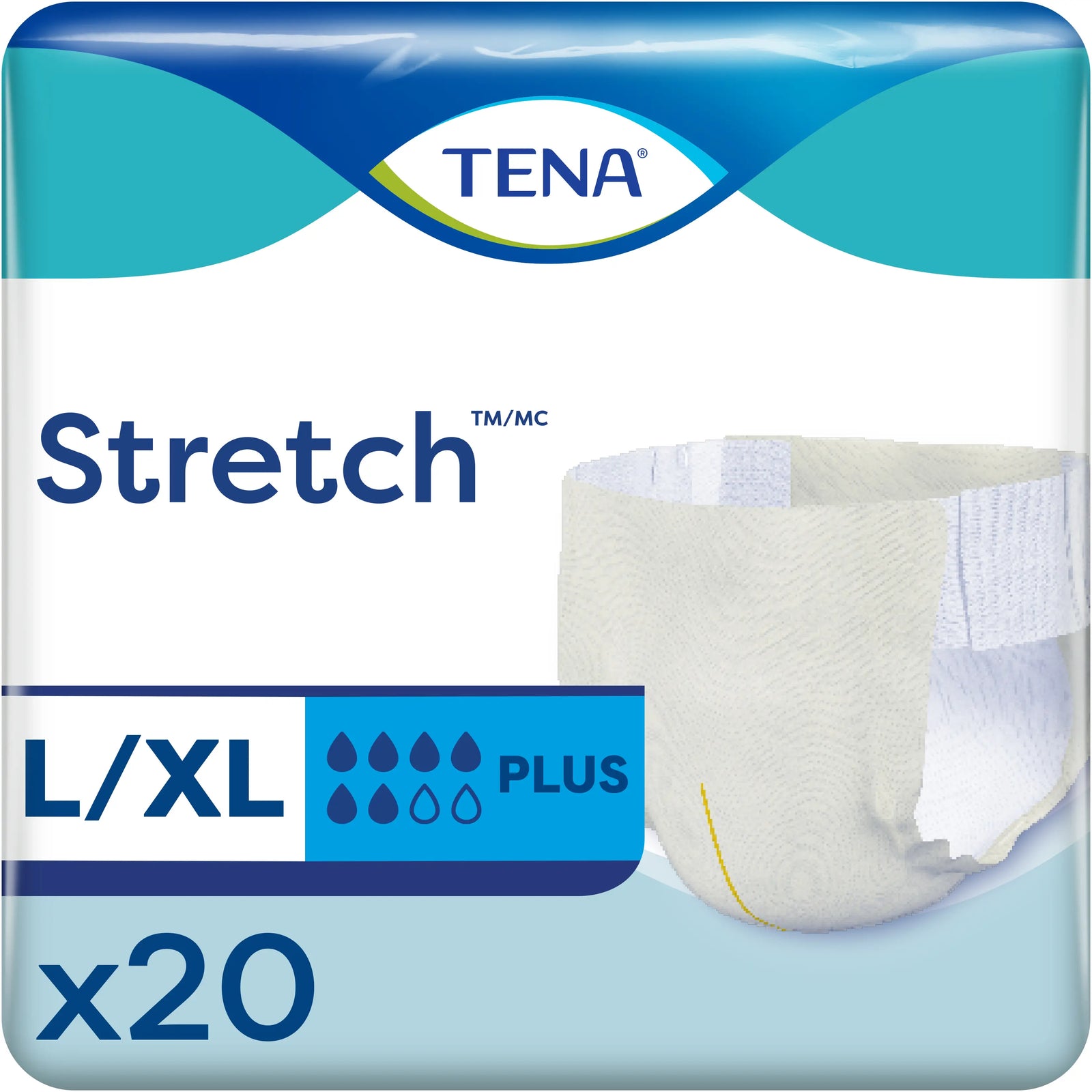 TENA Stretch Plus Briefs - Adult Incontinence Protection