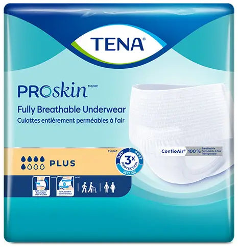 TENA Protective Underwear Plus, Small (25"-34")