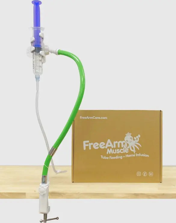 FreeArm Muscle Tube Feeding and Infusion Holder