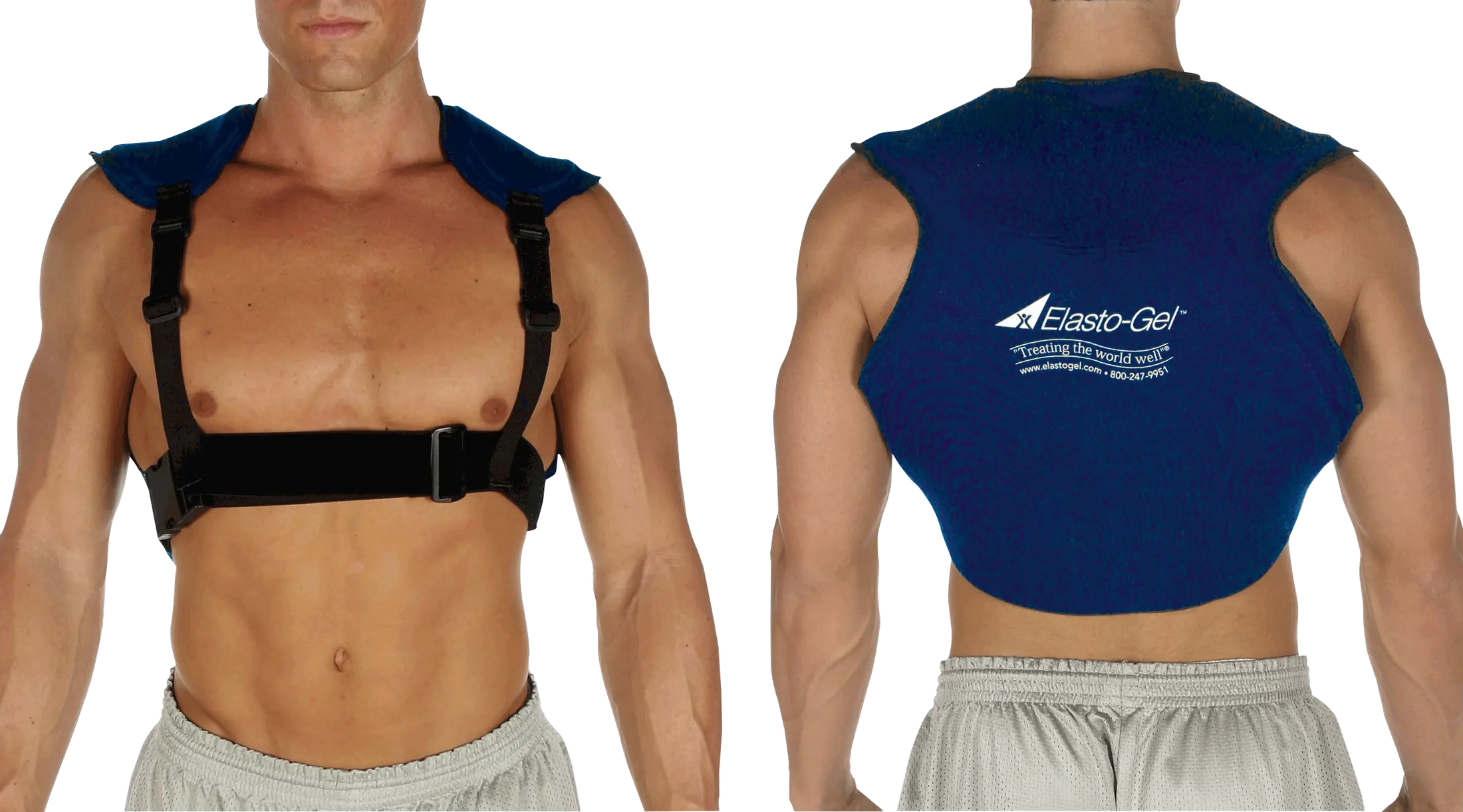 Elasto-Gel Hot/Cold Therapy Neck and Back Combo Wrap