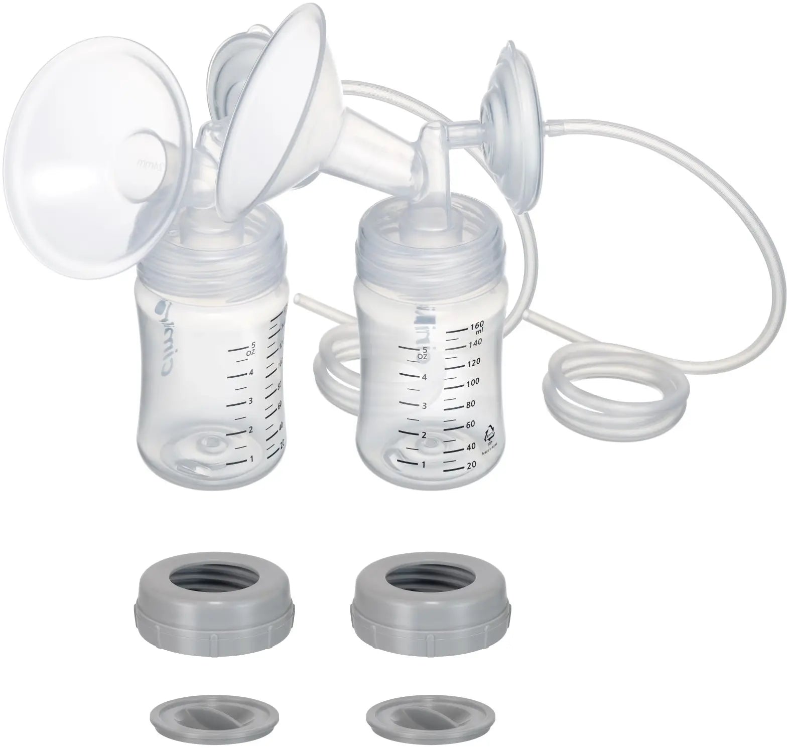 Symmetrical Health Collection Kit with Breast Shield Size Options
