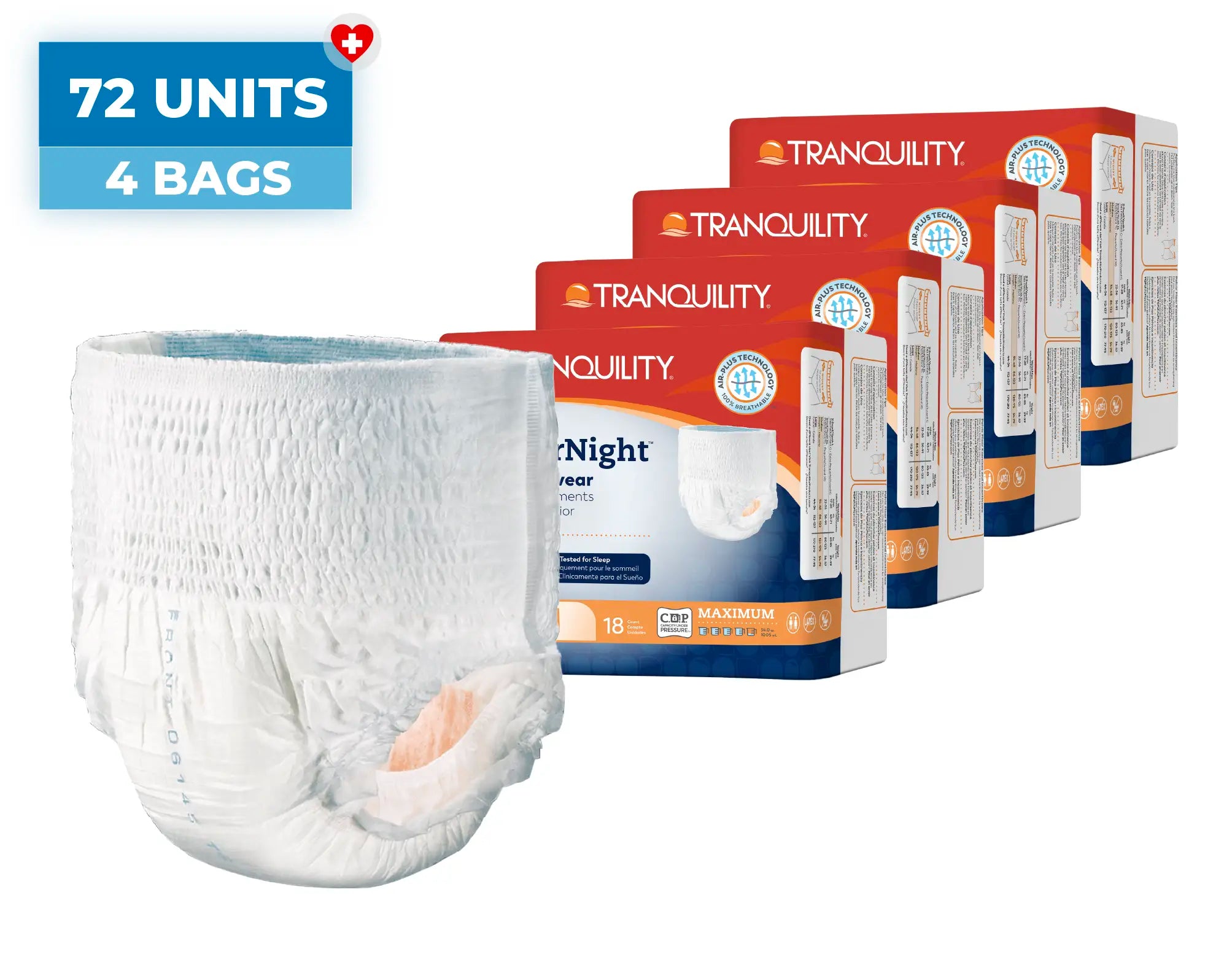 Tranquility Premium OverNight Disposable Absorbent Underwear