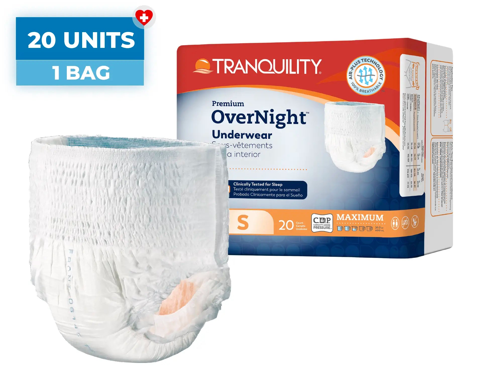 Tranquility Premium OverNight Disposable Absorbent Underwear