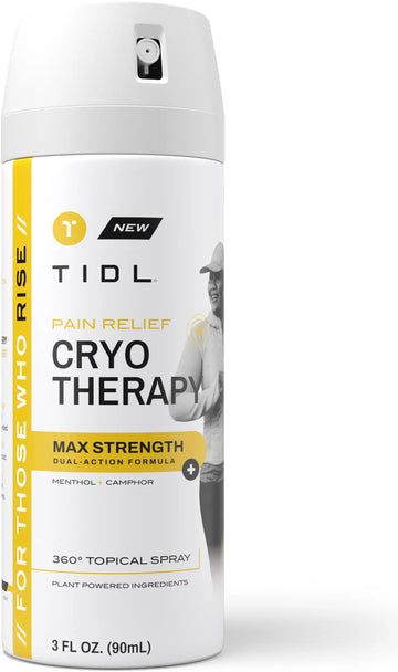 TIDL Max Strength Cryotherapy Spray, 3 oz
