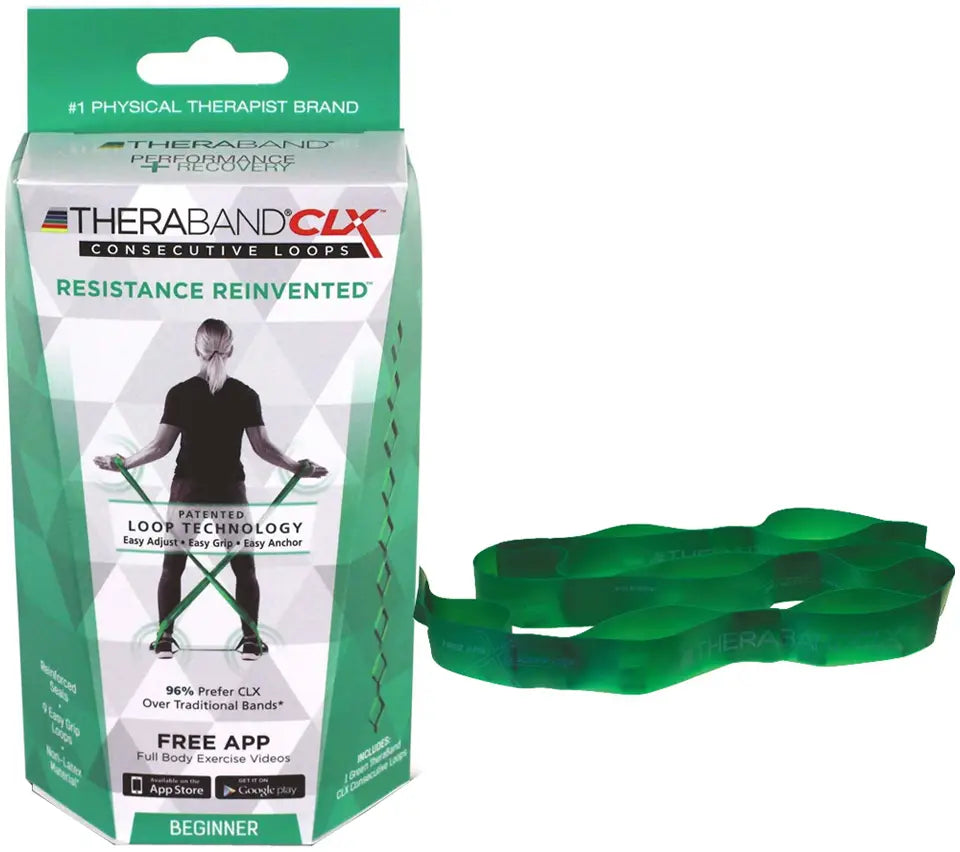 TheraBand CLX Resistance Band - Multiple Resistance Levels