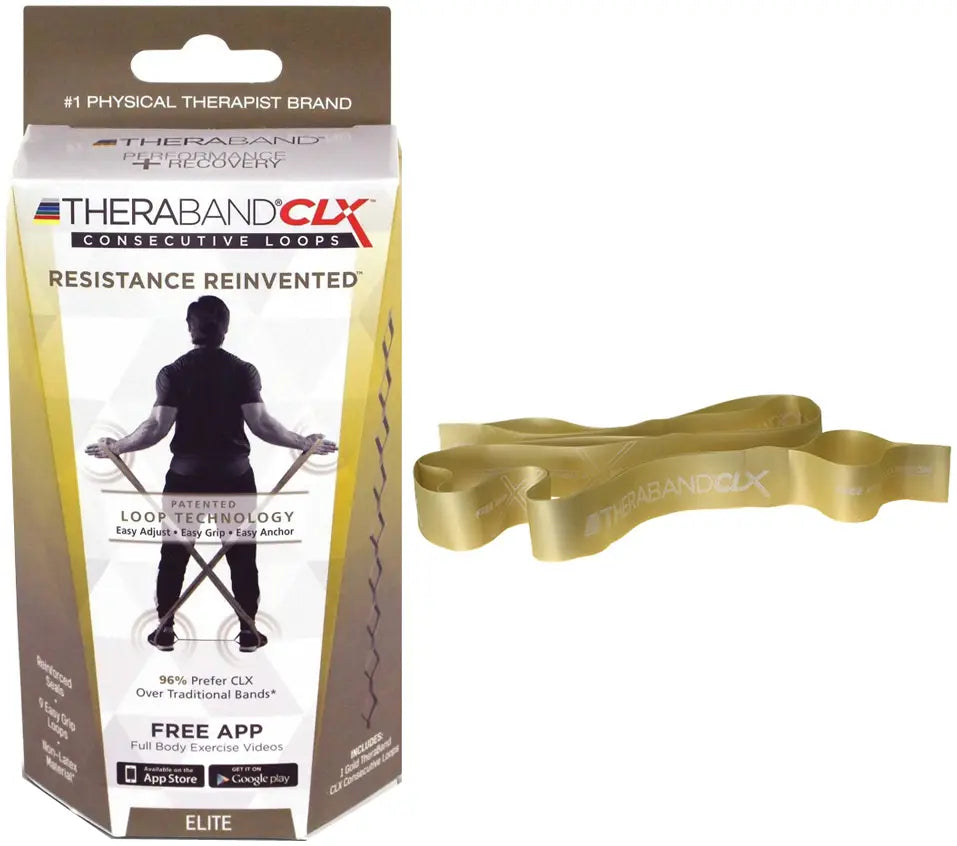 TheraBand CLX Resistance Band - Multiple Resistance Levels