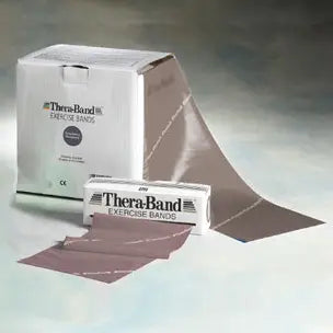 THERA-BAND Professional Resistance Band, Tan/Extra Thin, 50 Yard Dispenser