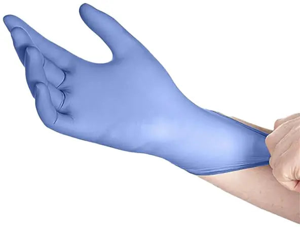SECURE PERSONAL CARE PRODUCTS Nitrile Exam Gloves - Powder-Free, Non-Sterile