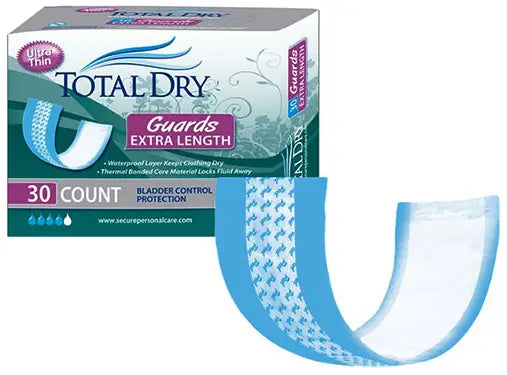 Secure Personal Care Products TotalDry Extra-Length Guards