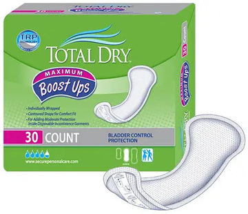 Secure Personal Care TotalDry Booster Pads Maximum, 13.75 in