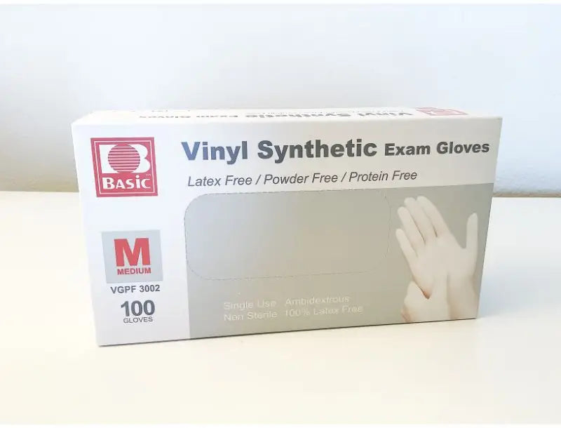 Secure Personal Care Products Vinyl Powder-Free Exam Gloves