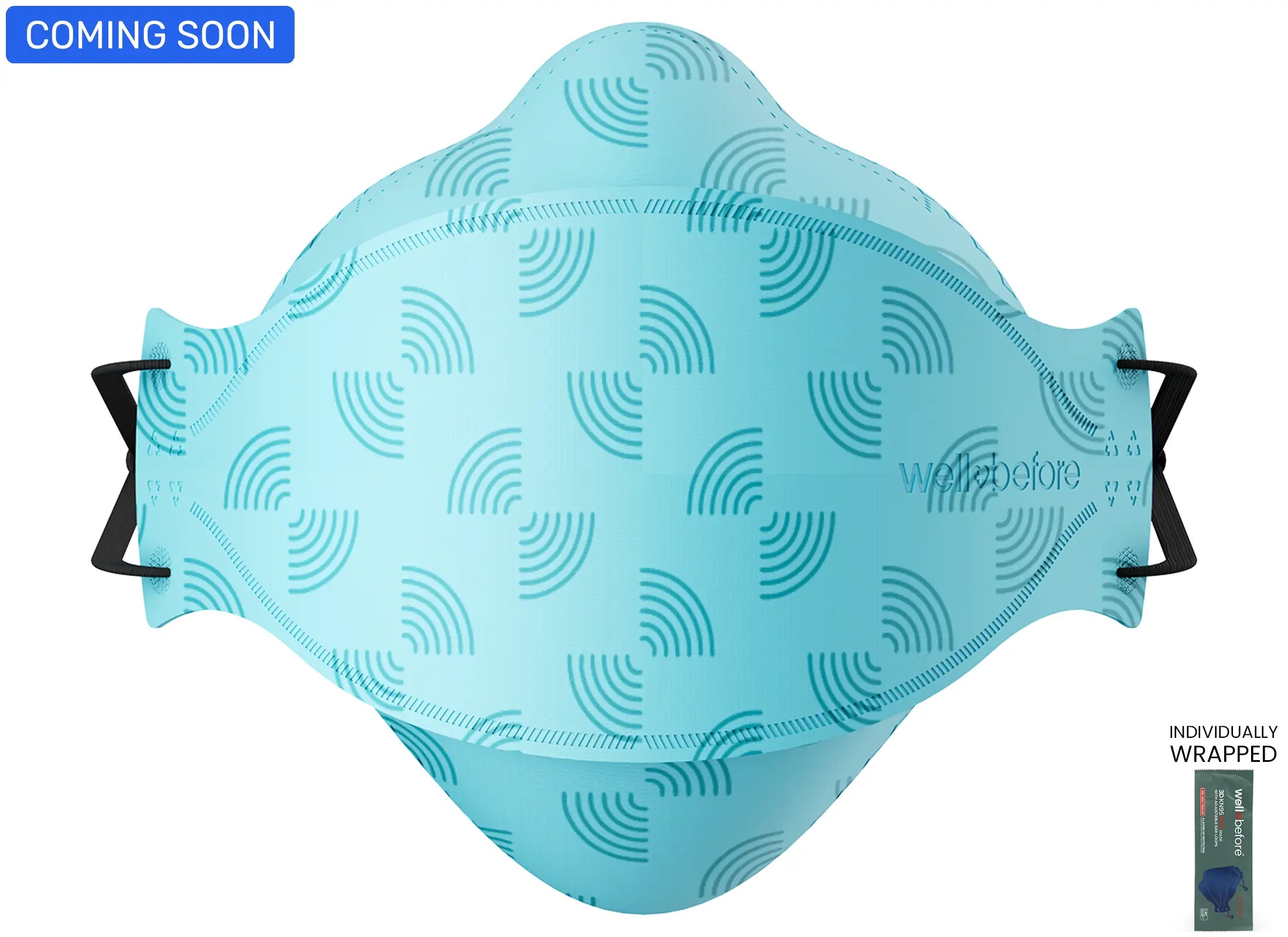 KN95 3D Pro Face Mask | Premium 3D Fit, Anti-fogging, Adjustable Ear Loops