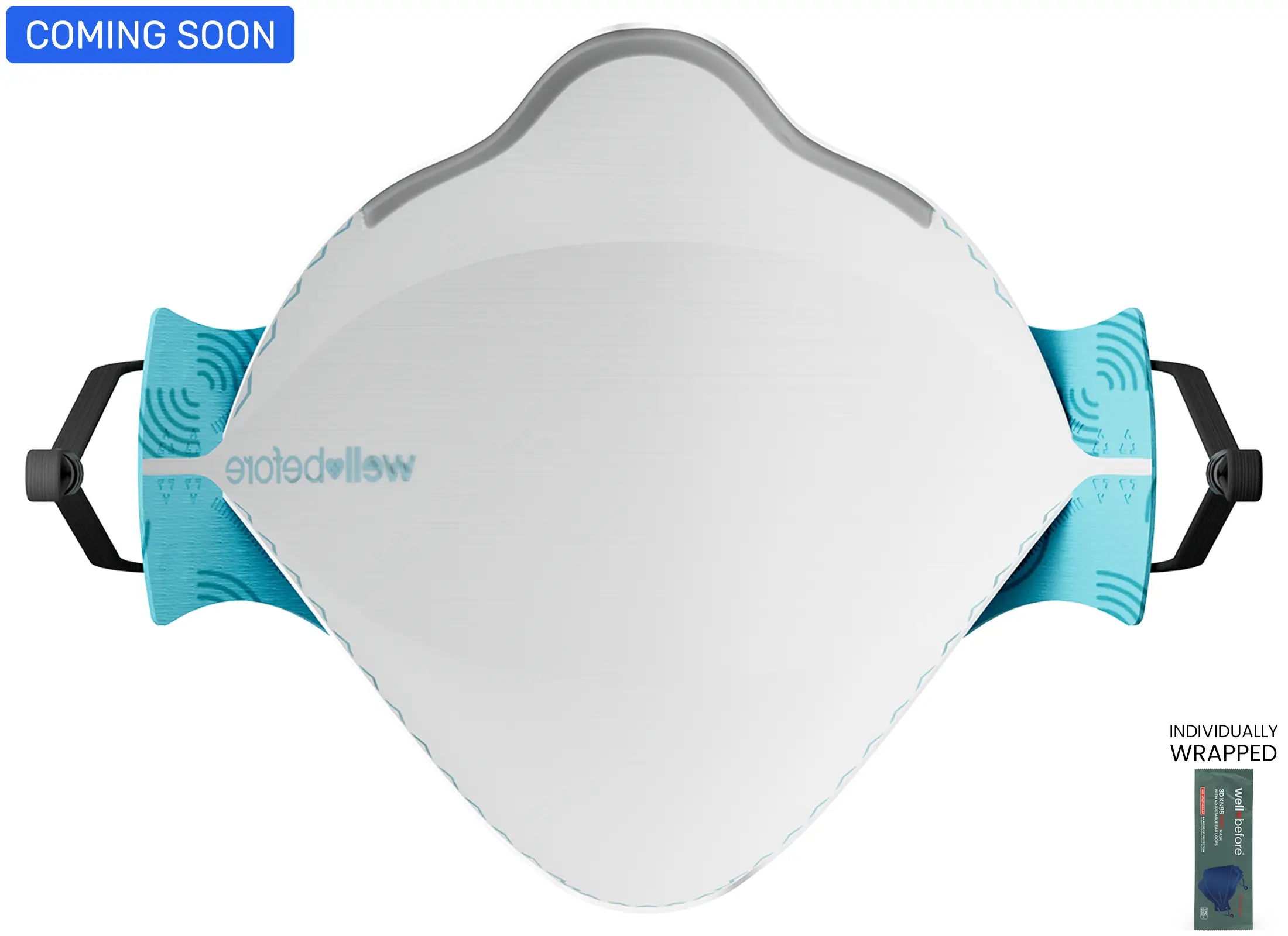 KN95 3D Pro Face Mask | Premium 3D Fit, Anti-fogging, Adjustable Ear Loops