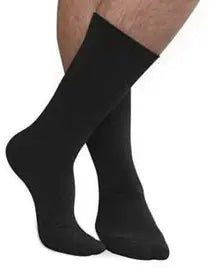 Knit-Rite SmartKnit Seamless Diabetic Crew Socks with X-STATIC Latex-Free