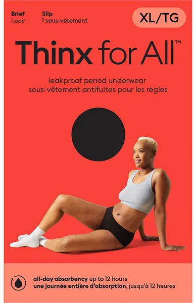Thinx Boyshort Period Underwear - Black, Size X