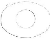 Torbot Hypalon Face Plate, 1 1/4 Inch Opening Size
