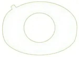 Torbot Group Face Plate, Regular Convexity, 1 3/16" Inner Diameter