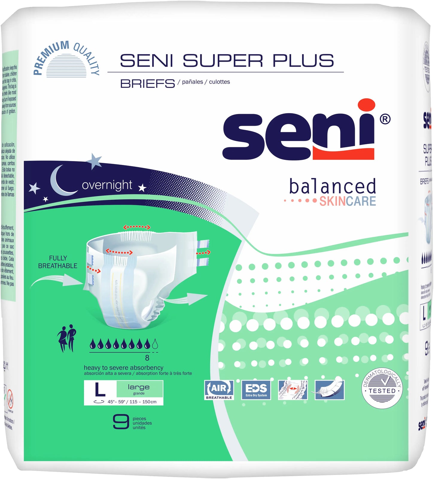 TZMO USA Super Plus Briefs for Heavy Incontinence Protection