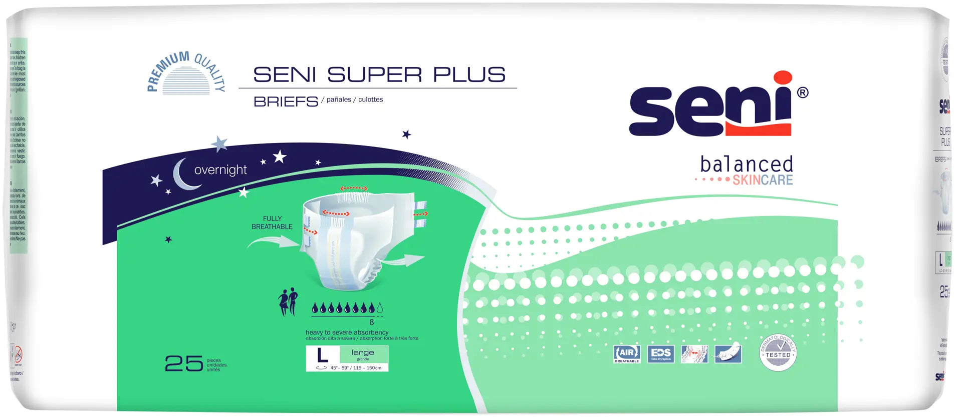TZMO USA Super Plus Briefs for Heavy Incontinence Protection