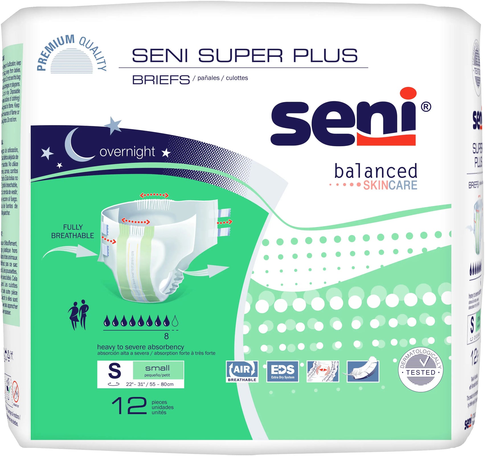 TZMO USA Super Plus Briefs for Heavy Incontinence Protection