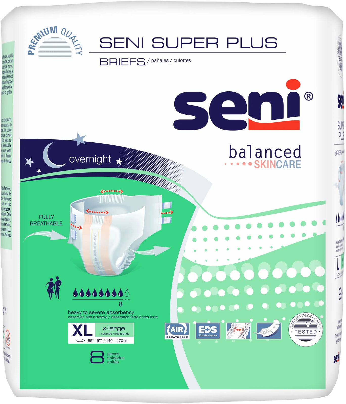 TZMO USA Super Plus Briefs for Heavy Incontinence Protection