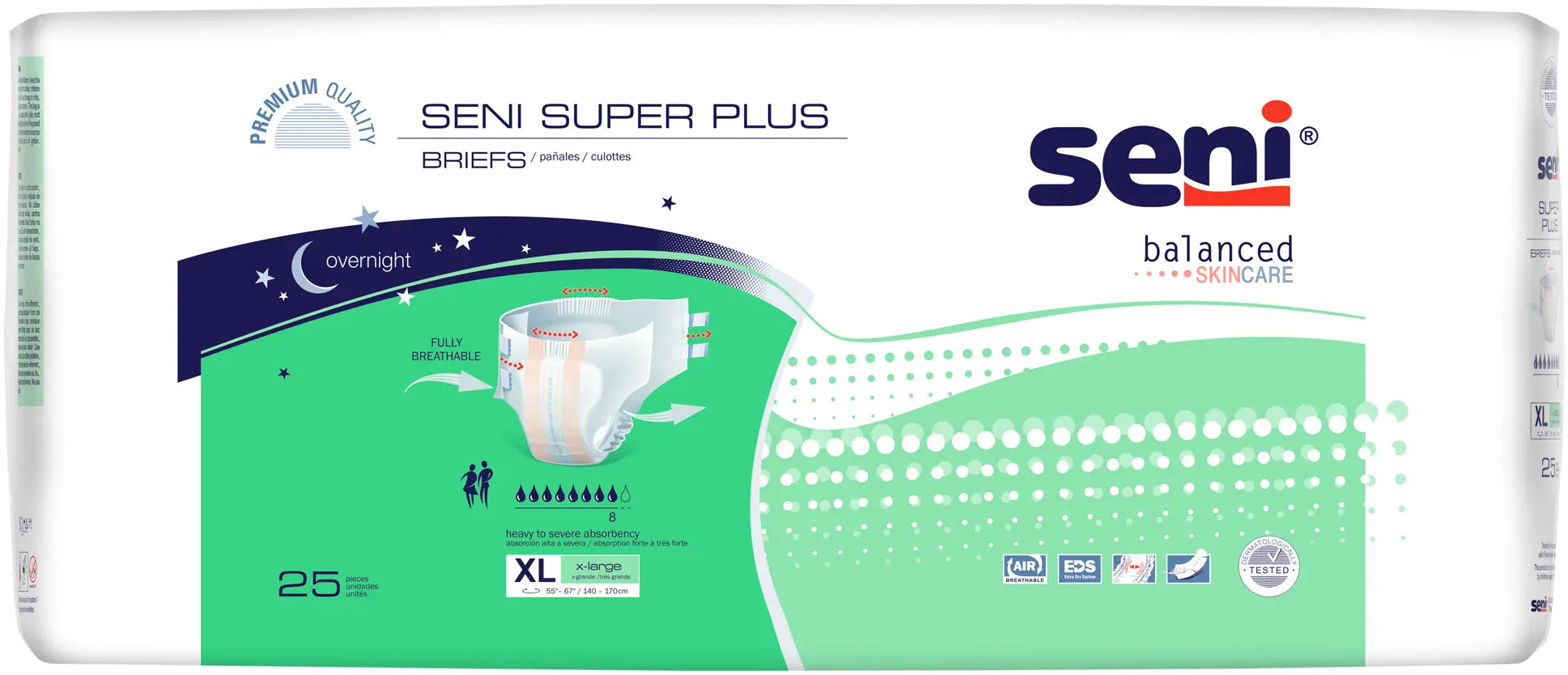 TZMO USA Super Plus Briefs for Heavy Incontinence Protection