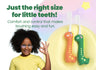Kids Dinosaur Toothbrushes – 3 Fun Colors in One Pack