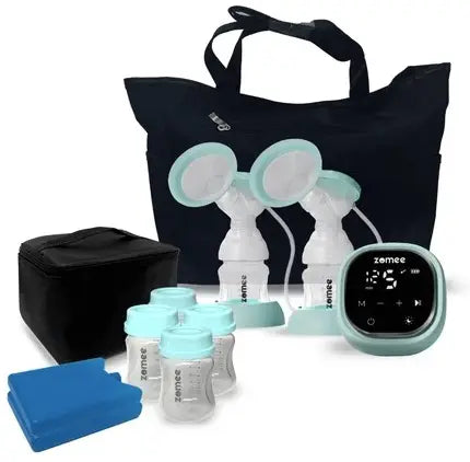 Zomee Z2 Double Electric Breast Pump NY Medicaid Compliant Bundle