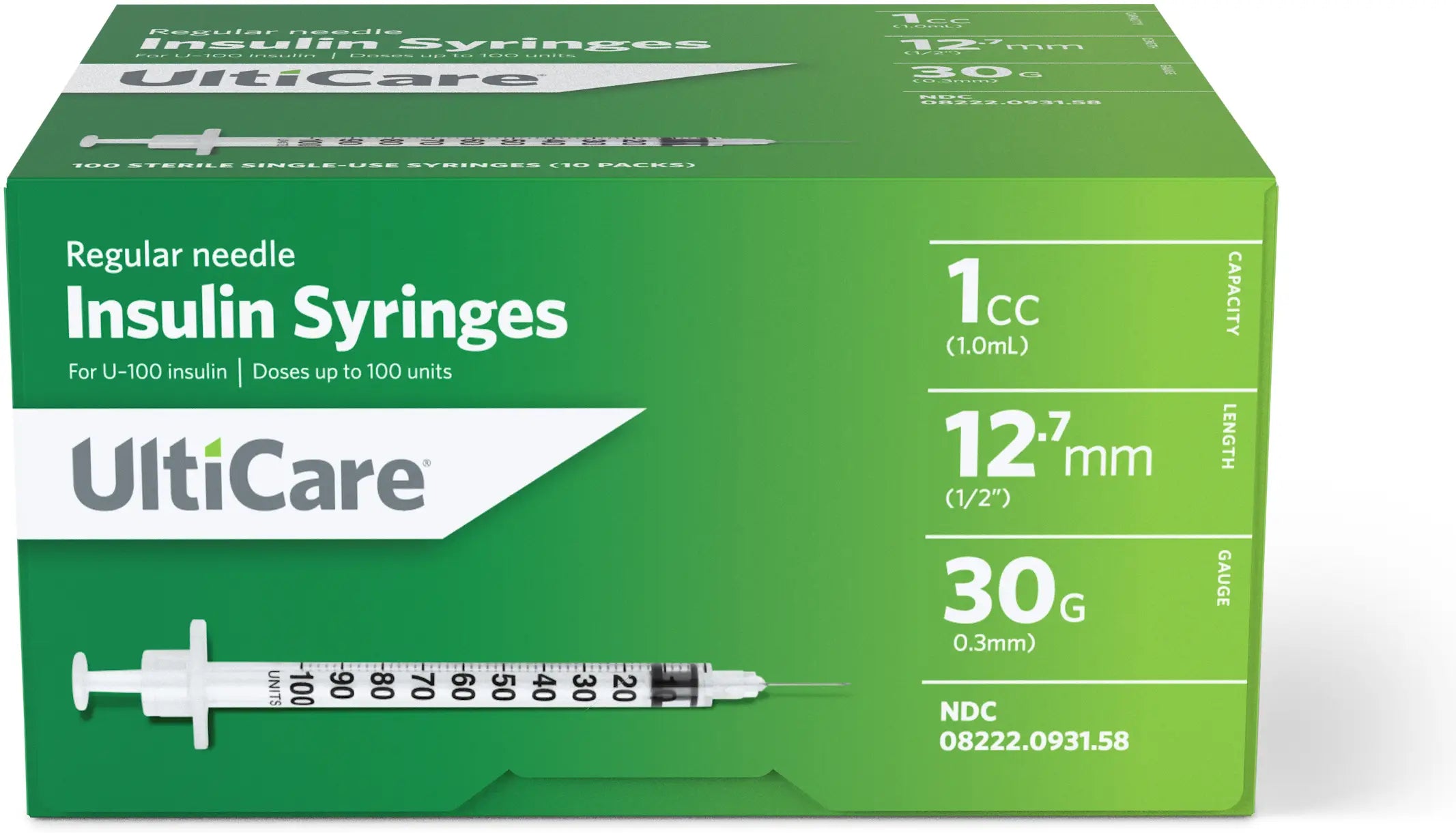 Ultimed UltiCare Insulin Syringe