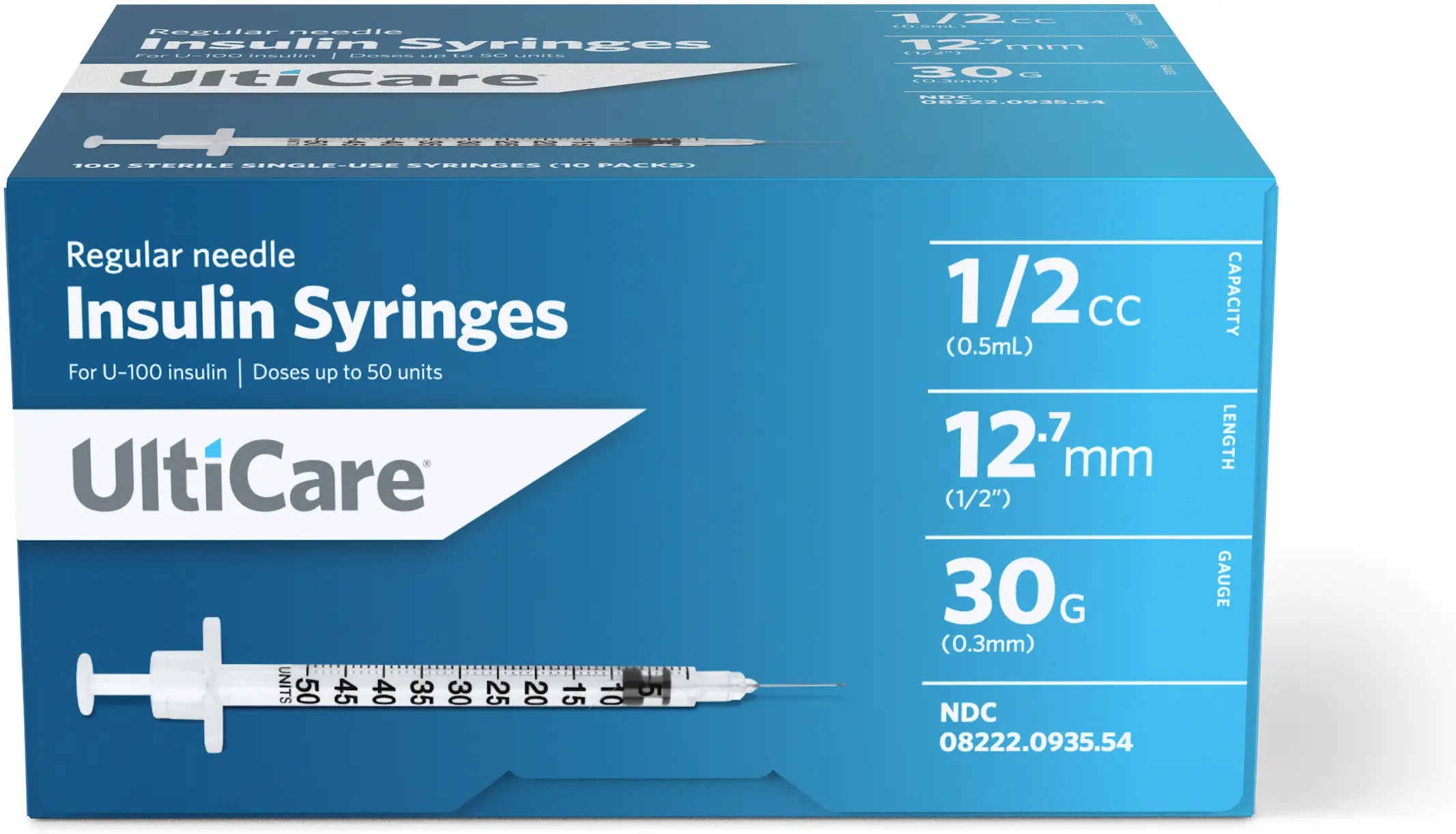 Ultimed UltiCare Insulin Syringe