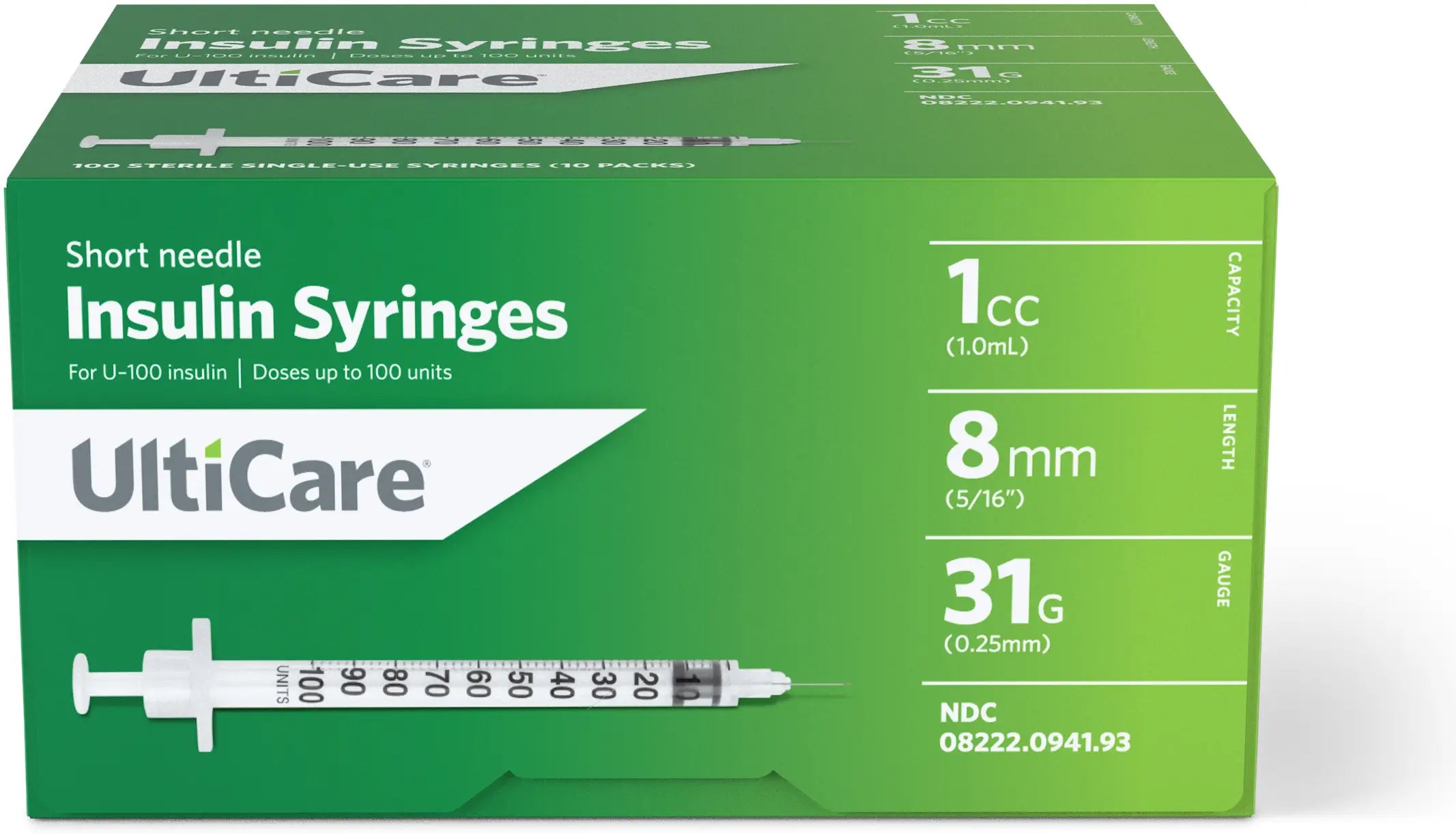 Ultimed UltiCare Insulin Syringe