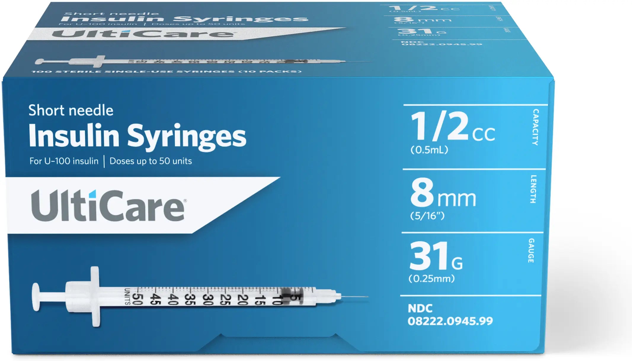 Ultimed UltiCare Insulin Syringe