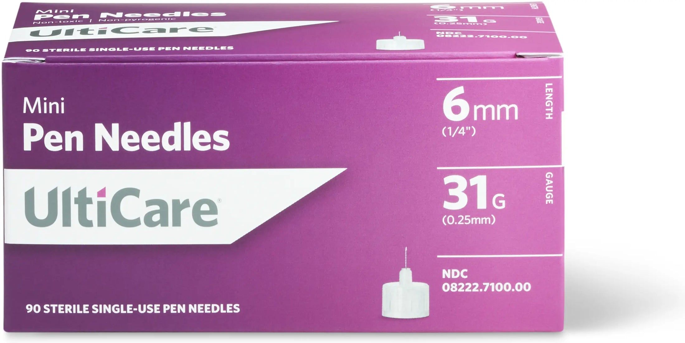 Ultimed Pen Needles - 31G & 32G in 4mm, 6mm, 8mm Lengths