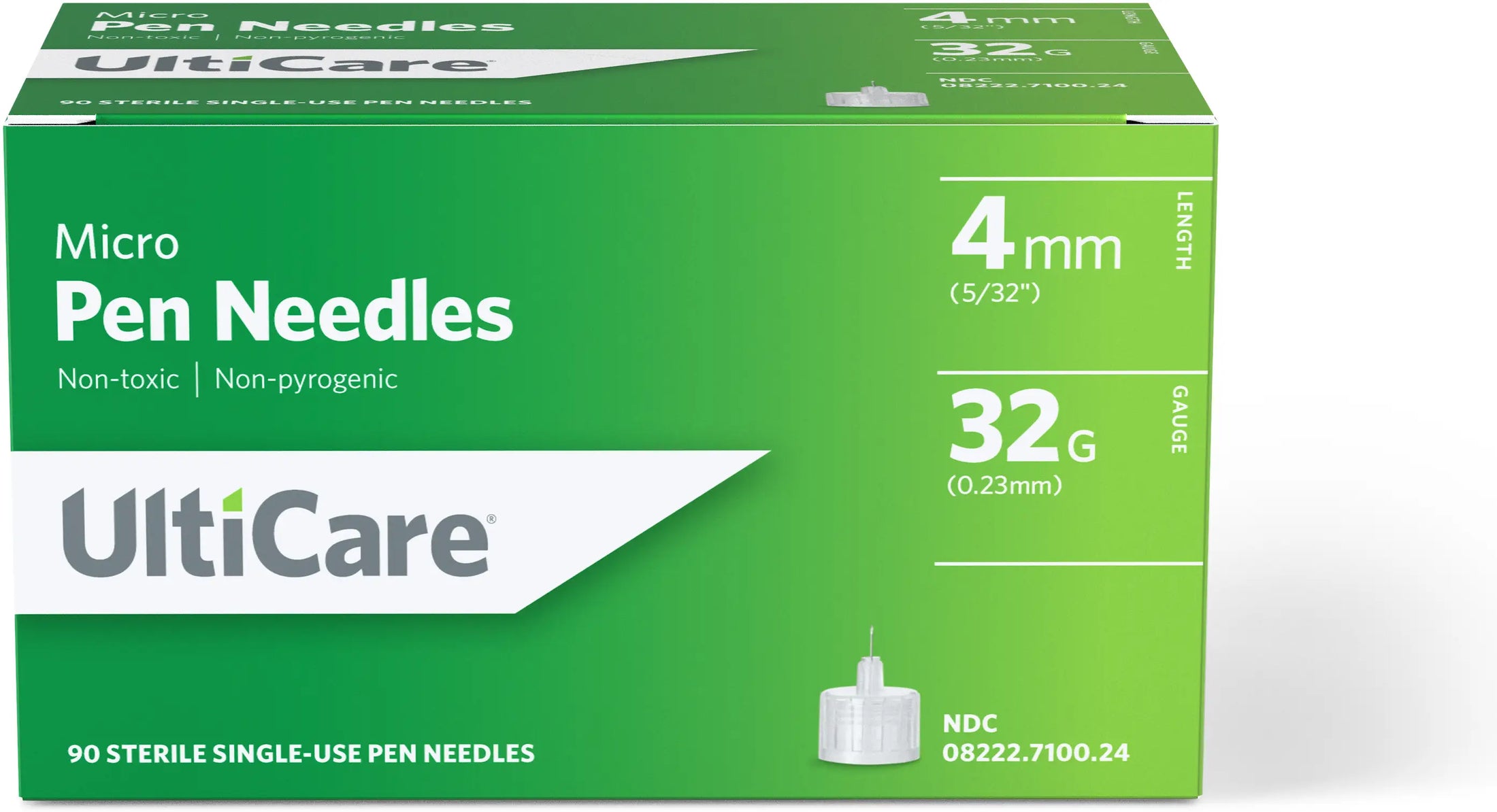 Ultimed Pen Needles - 31G & 32G in 4mm, 6mm, 8mm Lengths