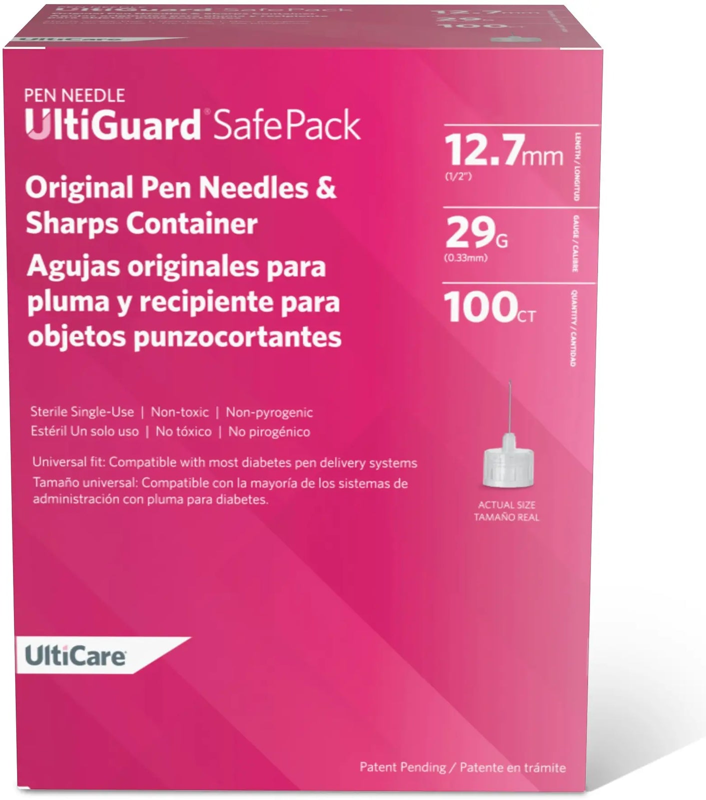 UltiGuard Safe Pack Mail-Back Pen Needles