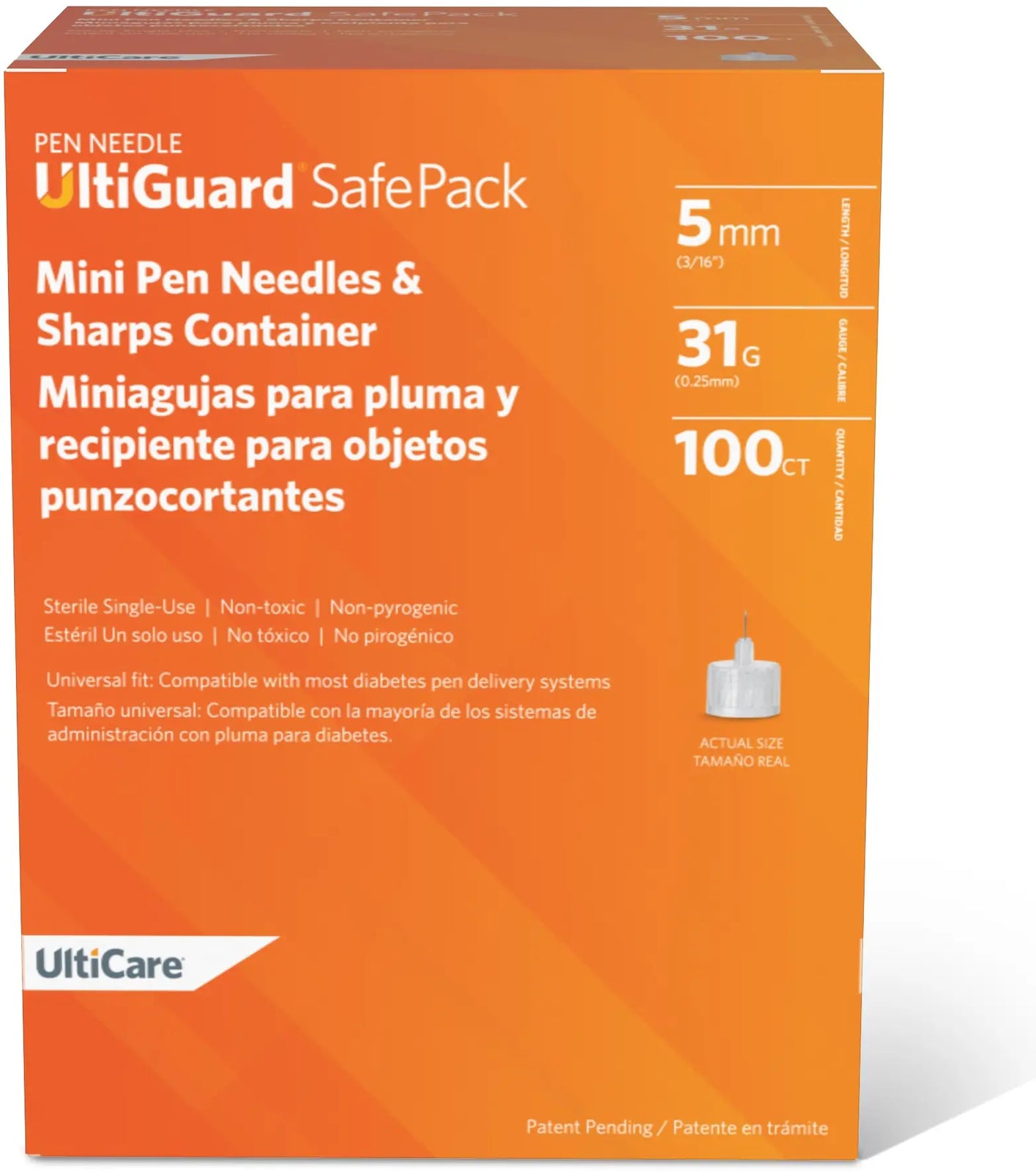 UltiGuard Safe Pack Mail-Back Pen Needles