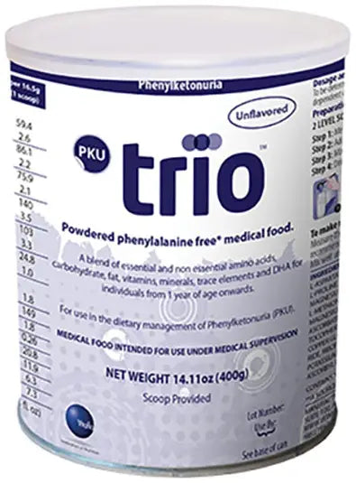 Vitaflo PKU Trio Unflavored Medical Food Powder - 400g Can