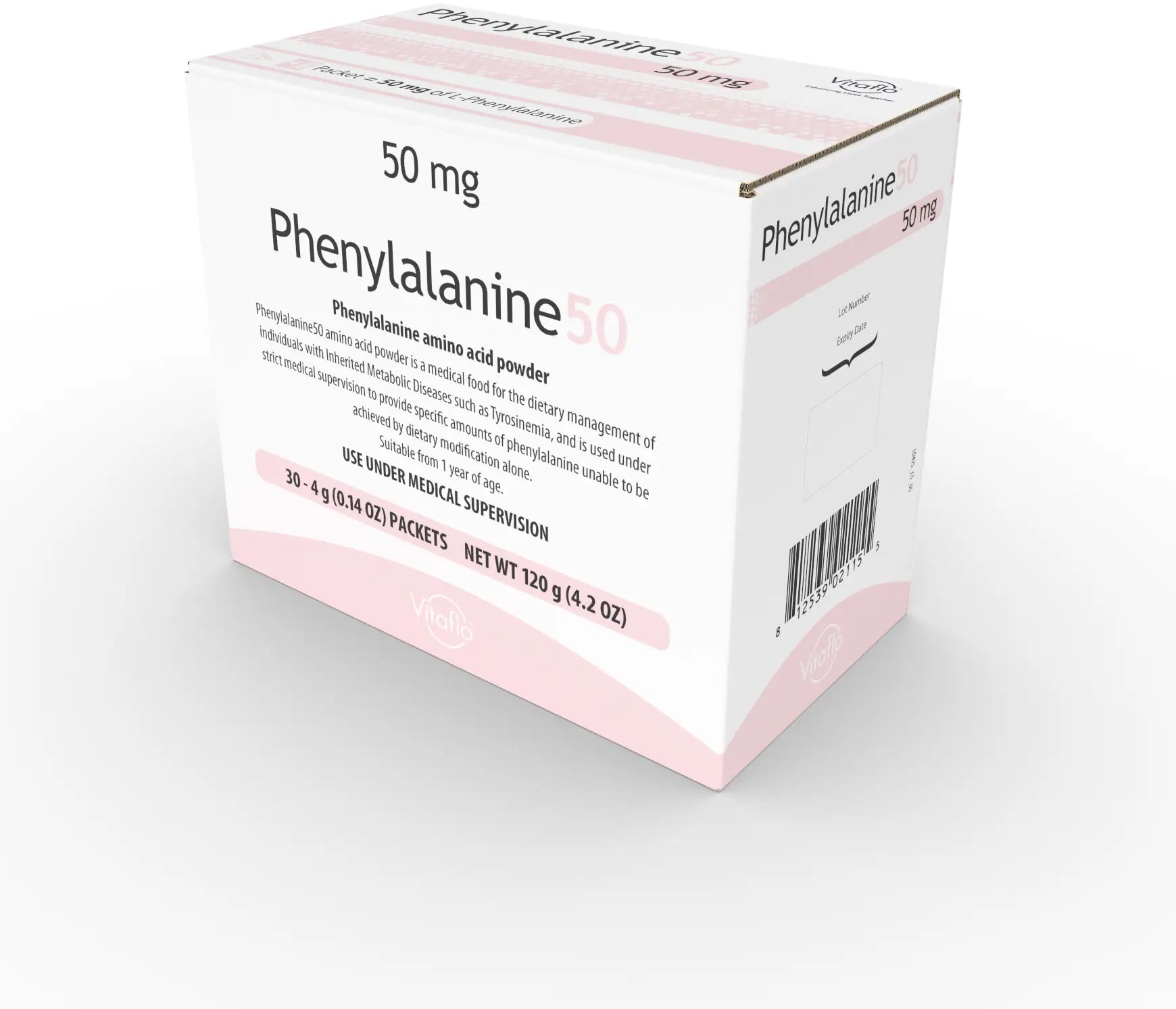 Vitaflo Phenylalanine50 Single Dose Amino Acids, 4g Packets
