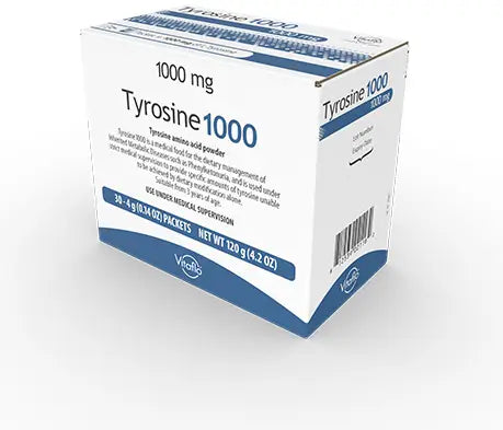 Tyrosine1000 Single Dose Amino Acids, 4g Packets