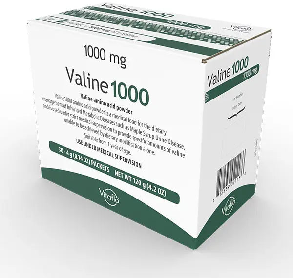 Vitaflo Valine1000 Single Dose Amino Acids, 4g Packets